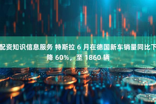 配资知识信息服务 特斯拉 6 月在德国新车销量同比下降 60%，至 1860 辆